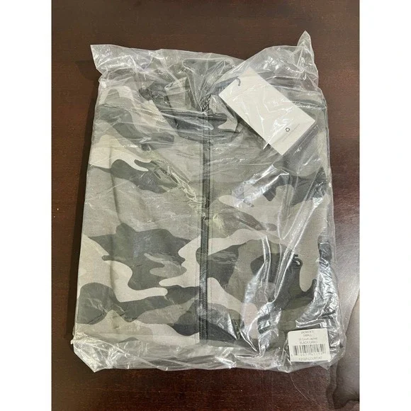 NWT Flint Park Women's Court Jacket in Black Camo Size Small Tennis Pickleball - Picture 3 of 7